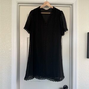 Elegant Black Lace Dress